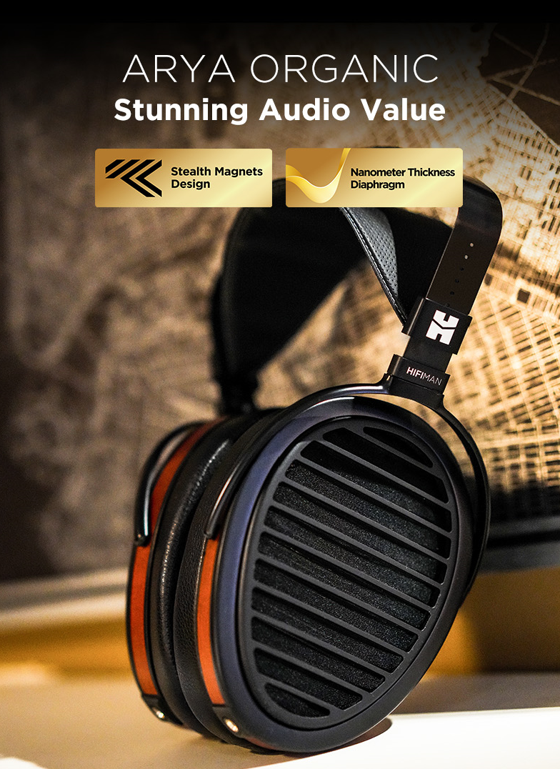 HIFIMAN Arya Organic ヘッドフォン　Yuta Amazon.com: HIFIMAN Arya Organic Full-Size Over-Ear Open